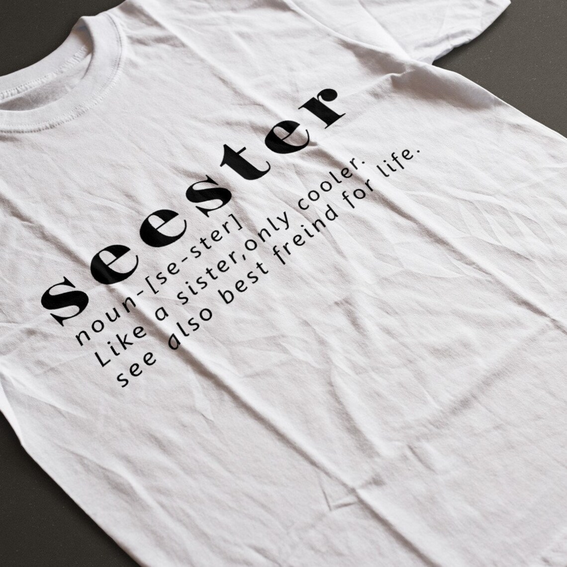 Seester Definition SVG PNG , Sister Birthday Gift , Sister Shirt , Cut ...