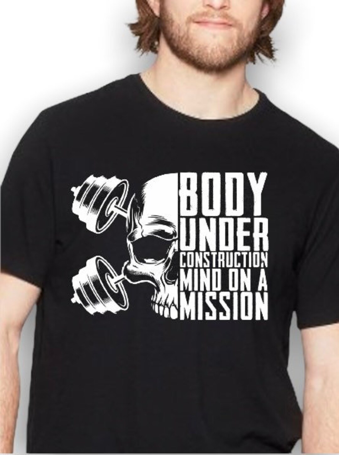 Body Under Construction Mind on a Mission Skull Weights Workout Screen