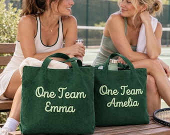 Personalized Embroidered Corduroy Tote Bag, Gifts for Your Team, Gift for Her, Bridesmaid & Bachelorette Gifts, Christmas Gifts for Her
