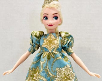 OOAK Rescue Doll - Disney Inspired Queen Elsa Christmas Morning