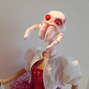 OOAK Rescue Doll - The Albino Spider Girl