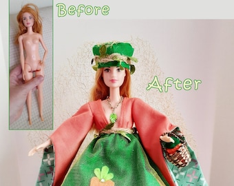 OOAK Rescue Doll - The Carrot Contessa