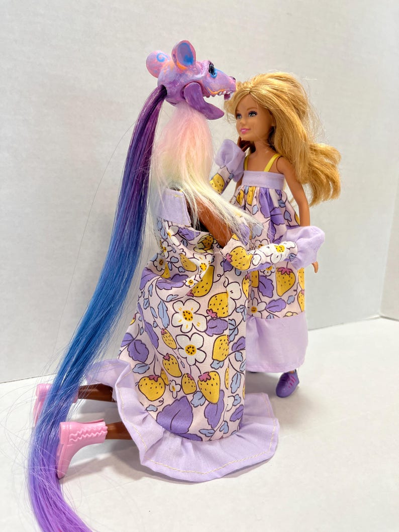 OOAK Rescue Dolls - Grandmother Mouse and Granddaughter bild 15