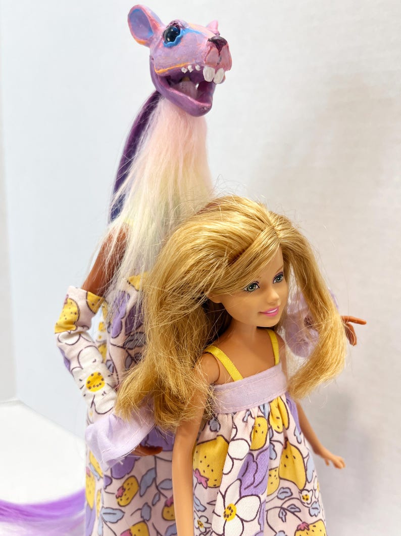 OOAK Rescue Dolls - Grandmother Mouse and Granddaughter bild 13