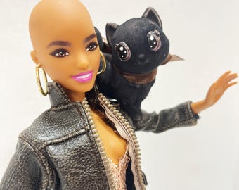 OOAK Rescue Doll - Sparkling Cat Lady
