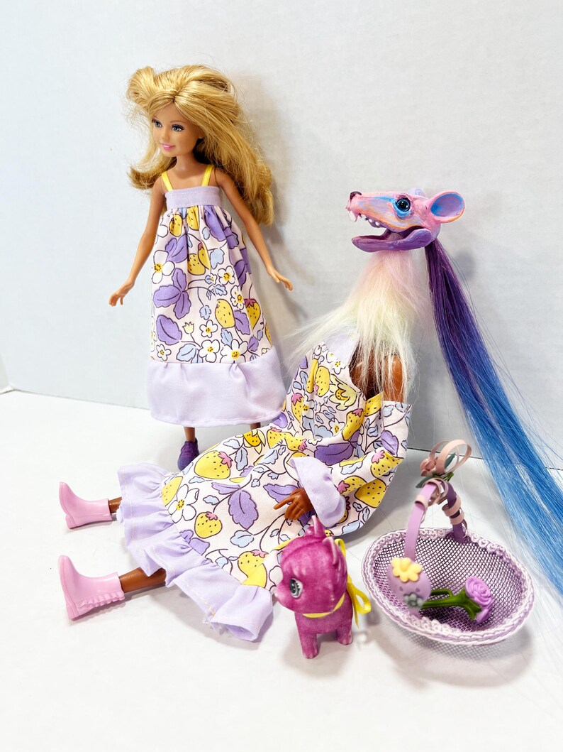 OOAK Rescue Dolls - Grandmother Mouse and Granddaughter bild 2