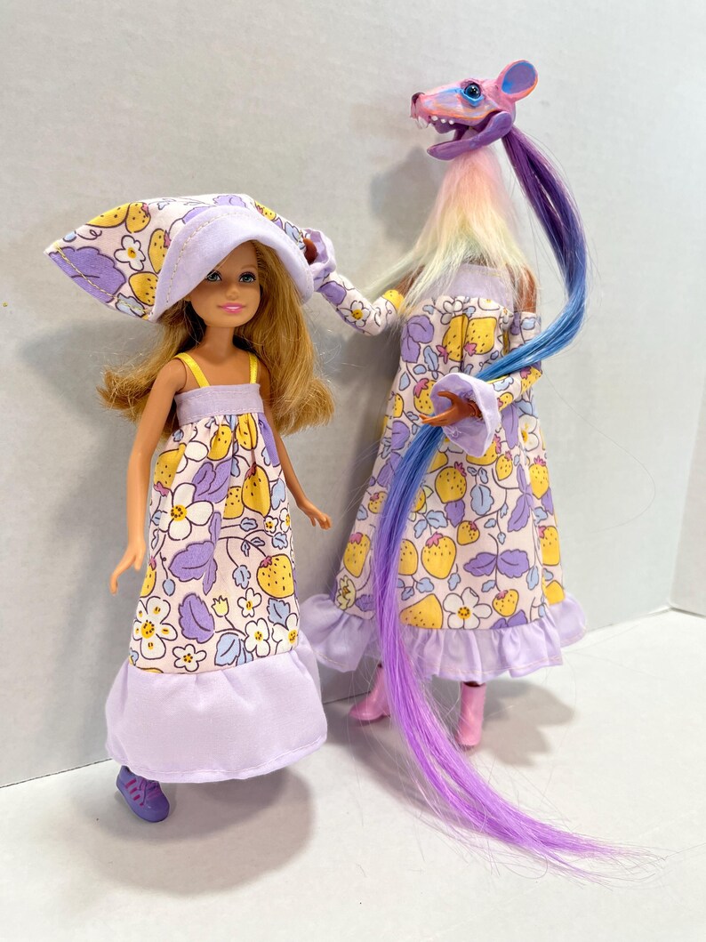 OOAK Rescue Dolls - Grandmother Mouse and Granddaughter bild 11