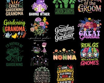 Grandma PNG, Floral Grandma Shirt Design, Trendy Grandma Graphic, Mother's Day PNG, Spring, Florals, Flowers, Grandma, Sublimation, Digital