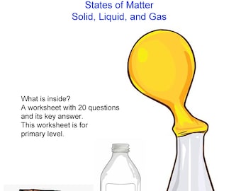 Werkblad Wetenschapsexperiment Toestand van de materie Leuke en gemakkelijke ballon-, fles-, bakpoeder- en azijnactiviteit voor kinderen