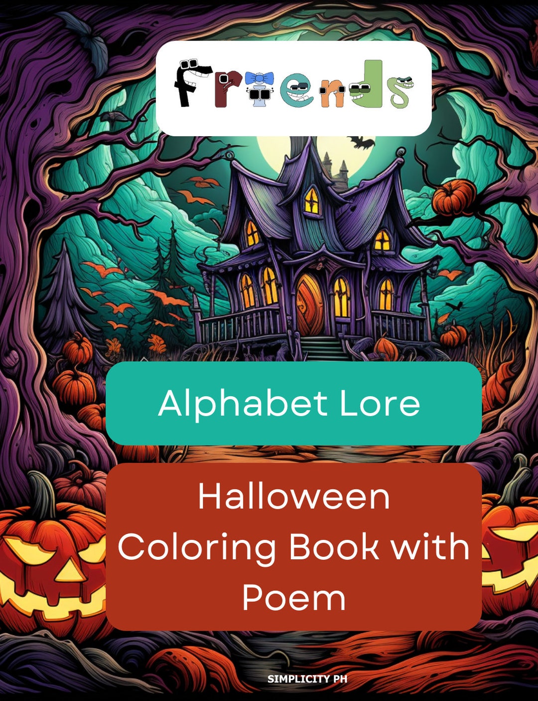 Alphabet Lore Coloring Book With Engaging Poems for (Download Now