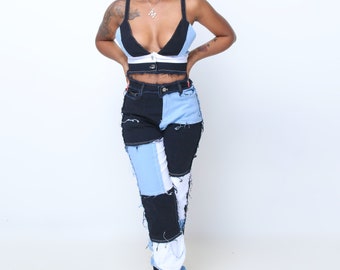 2 Piece Denim Set - Etsy