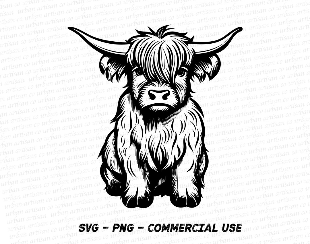 Buy Highland Cow SVG, Highland Cow PNG, SVG Files for Cricut