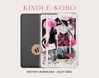 Enemies to Lovers Kindle & Kobo Insert: Hot Pink + Dark Fantasy vibes (Digital Download)