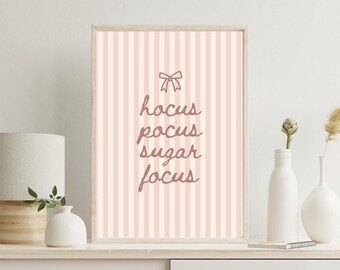 Hocus Pocus Spooky Season Print: Luxury Home & Office Decor Fall Halloween (Digital Download)