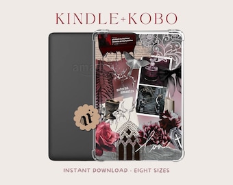 Vampire Romance Kindle & Kobo Insert: Red Gothic inspired vibes (Digital Download)