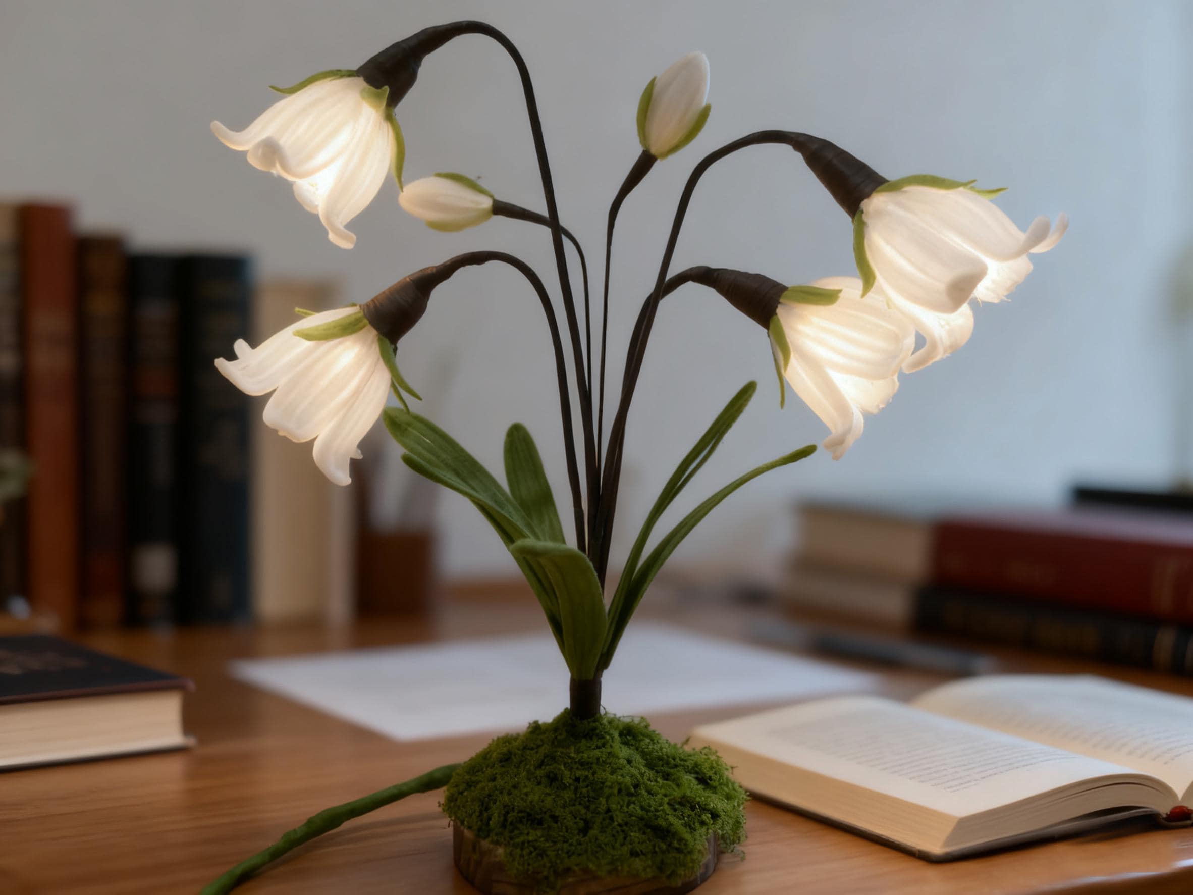 Vintage Lily Valley Floor Lamp - Etsy
