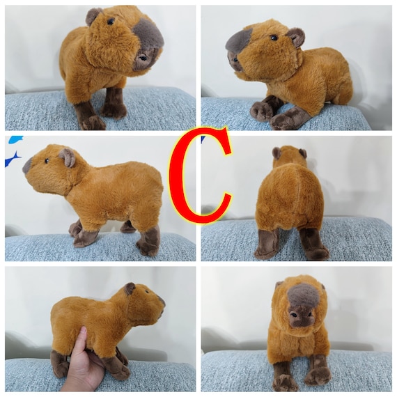 Capybara Figurine Toy Simulation Sitting/Standing Capybara Model Figure  Decor