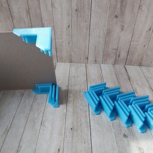 Eckspanner Set 8 Stk. / Eckwinkel / Eckklemmen Kartons Boxen / Karton Box Erstellung