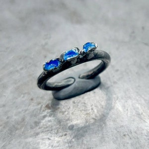 S Jewelry For Women Rings, Elegant Blue Petal Ring, Blue Flower Rings, Hand  made Enamel Jewelry, Engagement Rings For Women, Womens Rings, Wedding  Ring, Size 6 7 8 9 10 (RW84)