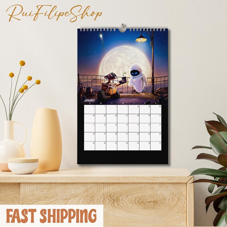 Calendrier Mural Papier 2026 Artiste Léonard De Vinci 100% Recyclable