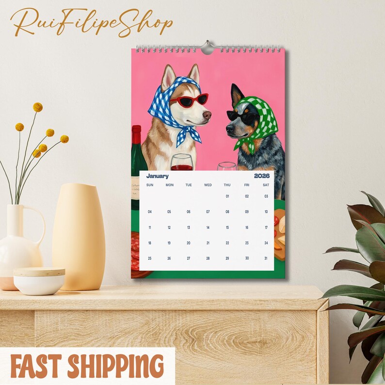 Calendrier Oiseaux 2026 - Planificateur Mensuel Art Aquarelle | Avec