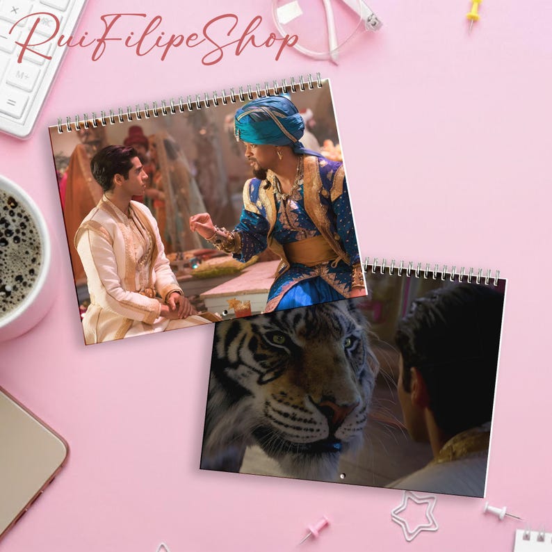 Aladdin Calendar 2026, Aladdin Wall Calendar, New Year Room Decor ...