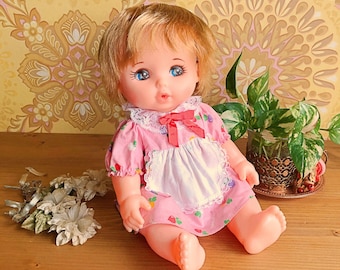 Milk Drinking Doll My Moony / Tsukuda Original / 80s / Showa Retro