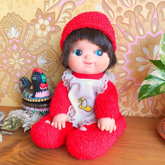 70年代の赤ちゃん人形/クローバーやわらかベビー/昭和レトロ/日本製