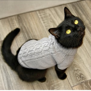 Diy kitten sweater top