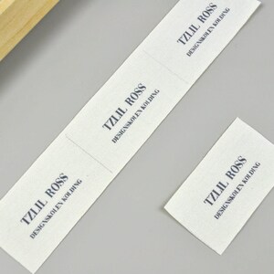 Sustainable personalized clothing tags
