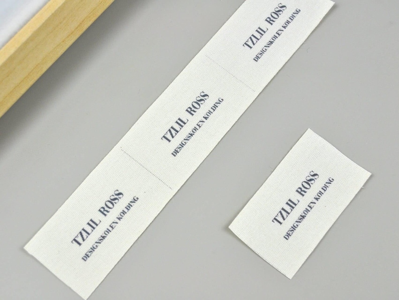 Sustainable personalized clothing tags