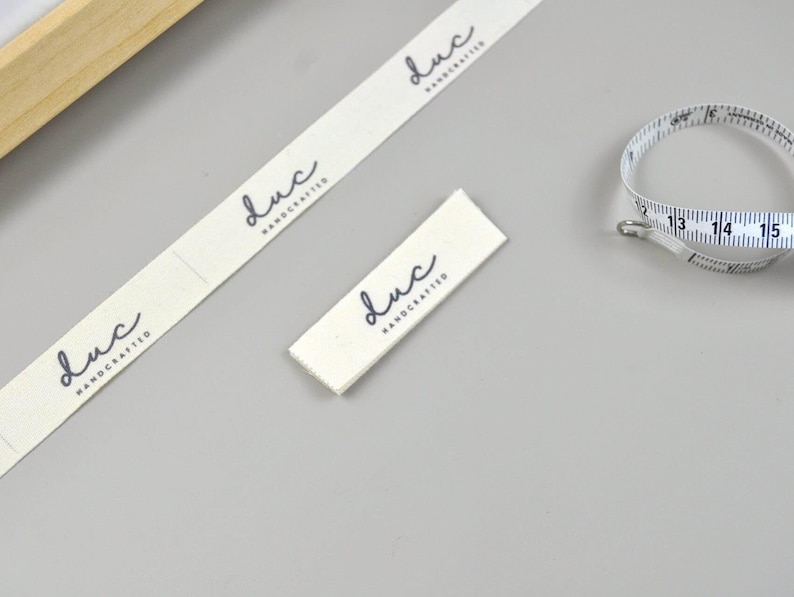 Custom knitting accessory labels with text