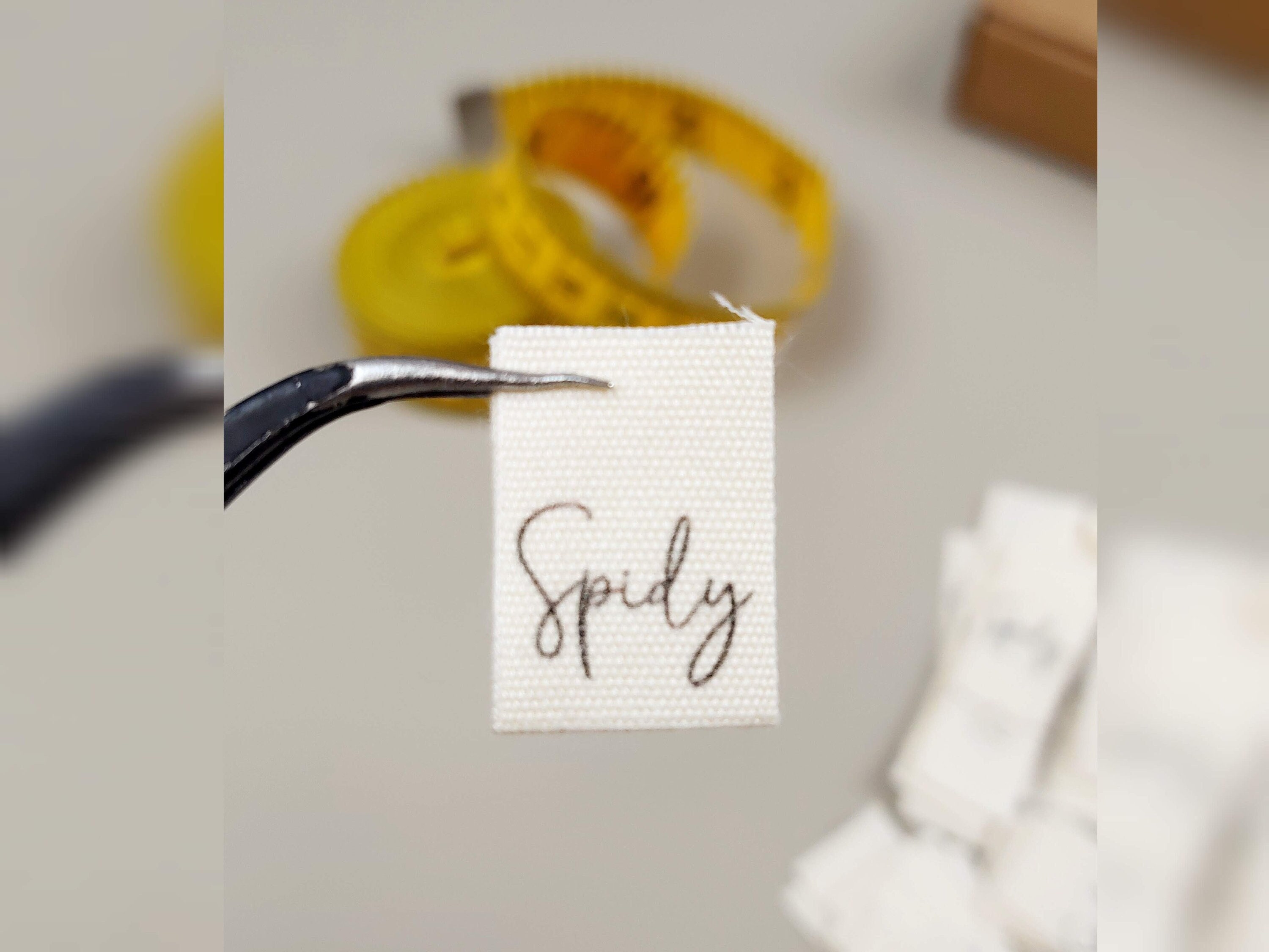 Personalised Essential Woven Sewing Labels for Sewing, Knitting, Crafts and  Small Businesses 