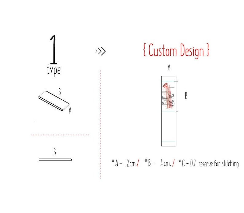 1 Digital Preview of Label Design with Your Text or Logo Natural image 3