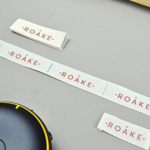 Personalized textile logos for small batch clothing