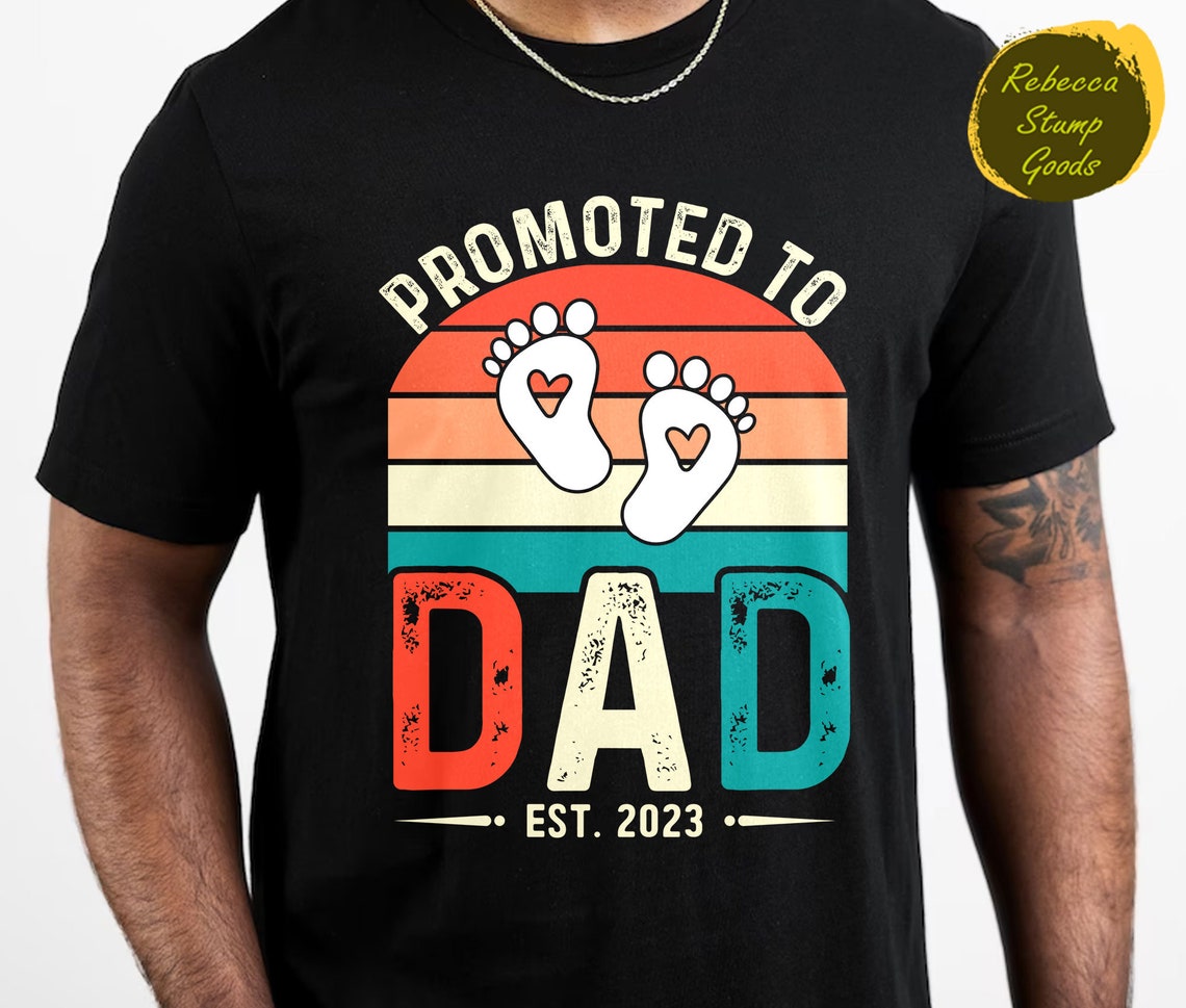 Promoted to Dad 2023 SVG Father's Day Svg | Etsy Hong Kong