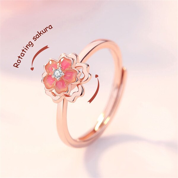 Cherry Blossom Ring Etsy