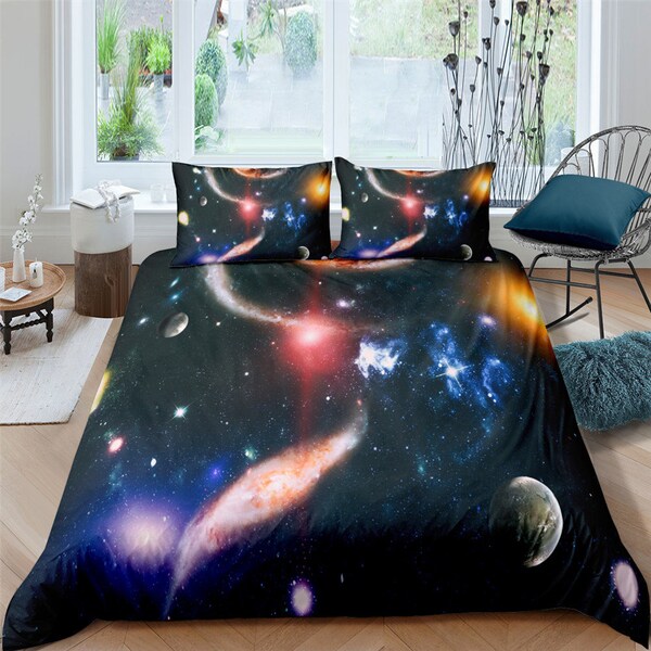 Galaxy Bedding - Etsy