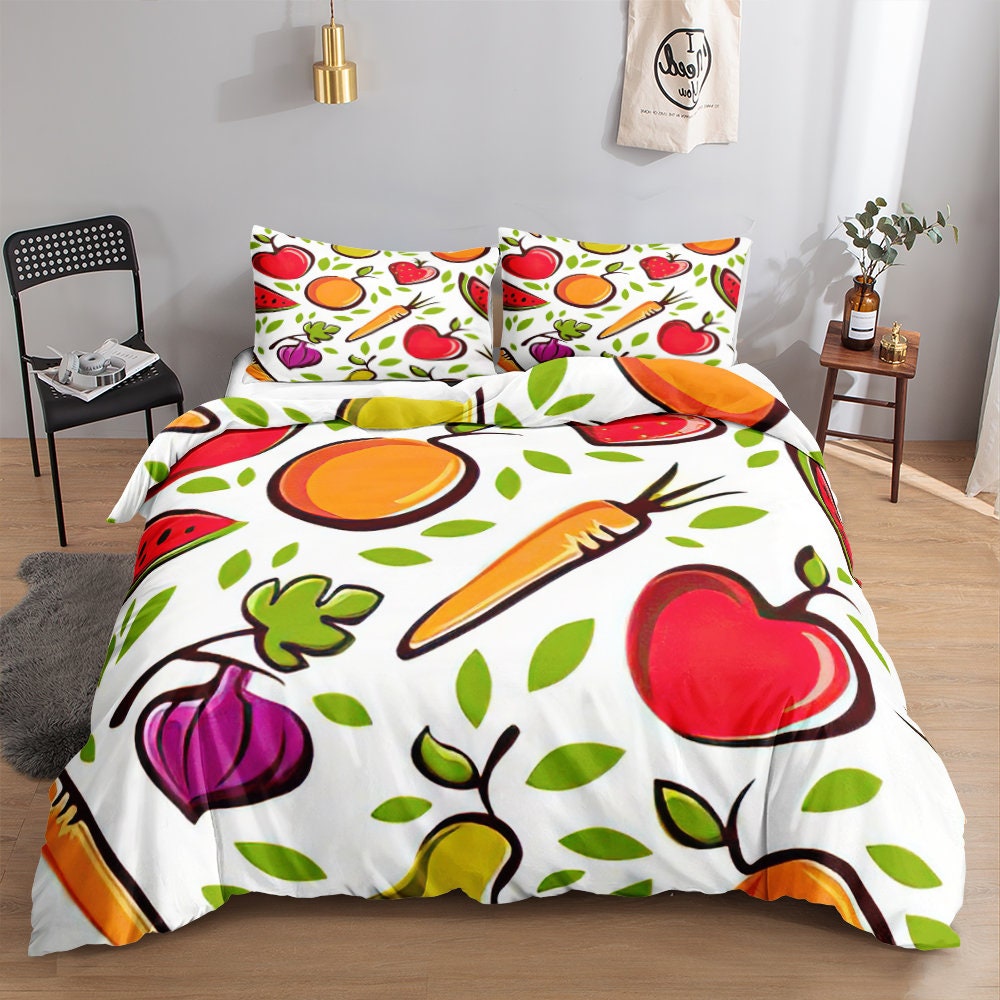 Discover Fruit Vegetable Garden Bedding Set