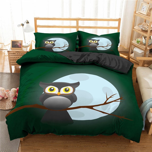 Owl Bedding Etsy