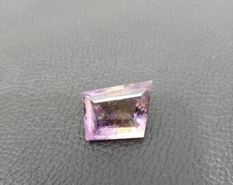 Natural Ametrine Fancy Shape Gemstone , Ametrine Faceted Gemstone, Bolivia Country Ametrine Size 25x15x9 MM For Making Jewelry