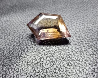 Natural Ametrine Fancy Shape Gemstone , Ametrine Faceted Gemstone, Bolivia Country Ametrine Size 28x17x9 MM For Making Jewelry