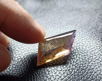 Natural Ametrine Fancy Shape Gemstone , Ametrine Faceted Gemstone, Bolivia Country Ametrine Size 16X6X4  MM For Making Jewelry
