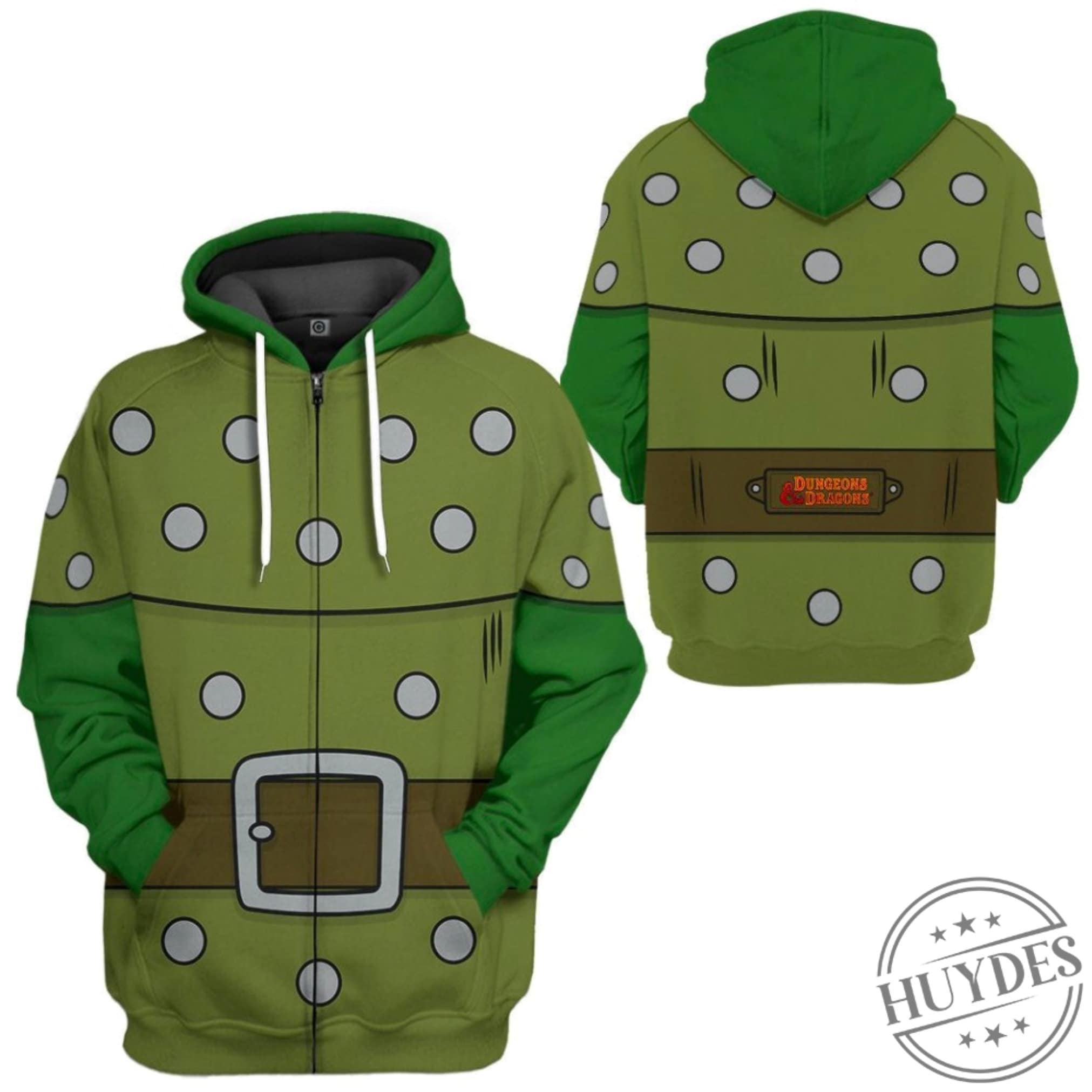 Discover Dungeonsand Dragons Hank The Ranger 3D Zip Hoodie, Costume Halloween Cosplay Zip Hoodie