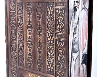 J.r.r. Tolkien - The Lord Of The Rings Exclusive Leather Binding, Limited Edition, Copy Number 60, Fore Edge Painting