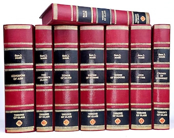 Sarah J. Maas -Throne Of Glass - Complete Leather-Bound Collector’s Edition (8 Books)