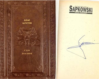 Andrzej Sapkowski – The Witcher. Time of Contempt. 1st Edition. Author’s Autograph.