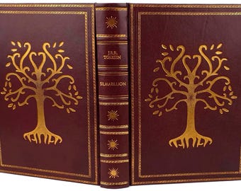 The Silmarillion – 1st Polish Edition, Premium Leather Binding, 1985