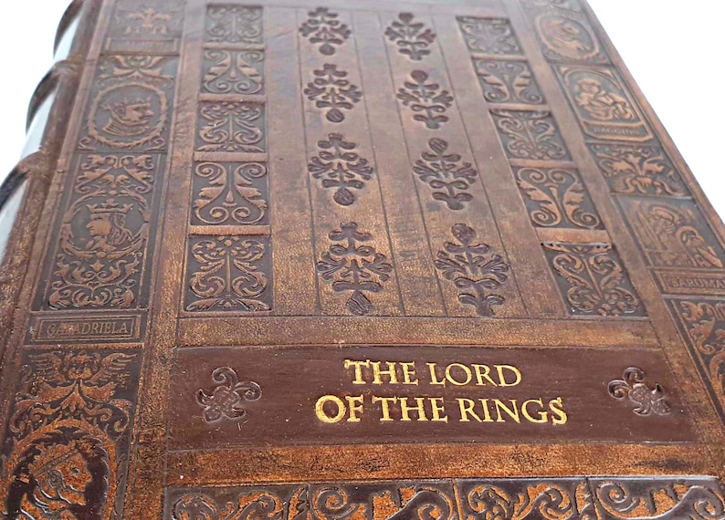 Tolkien the Lord of the Rings Exclusive Leather Binding - Etsy