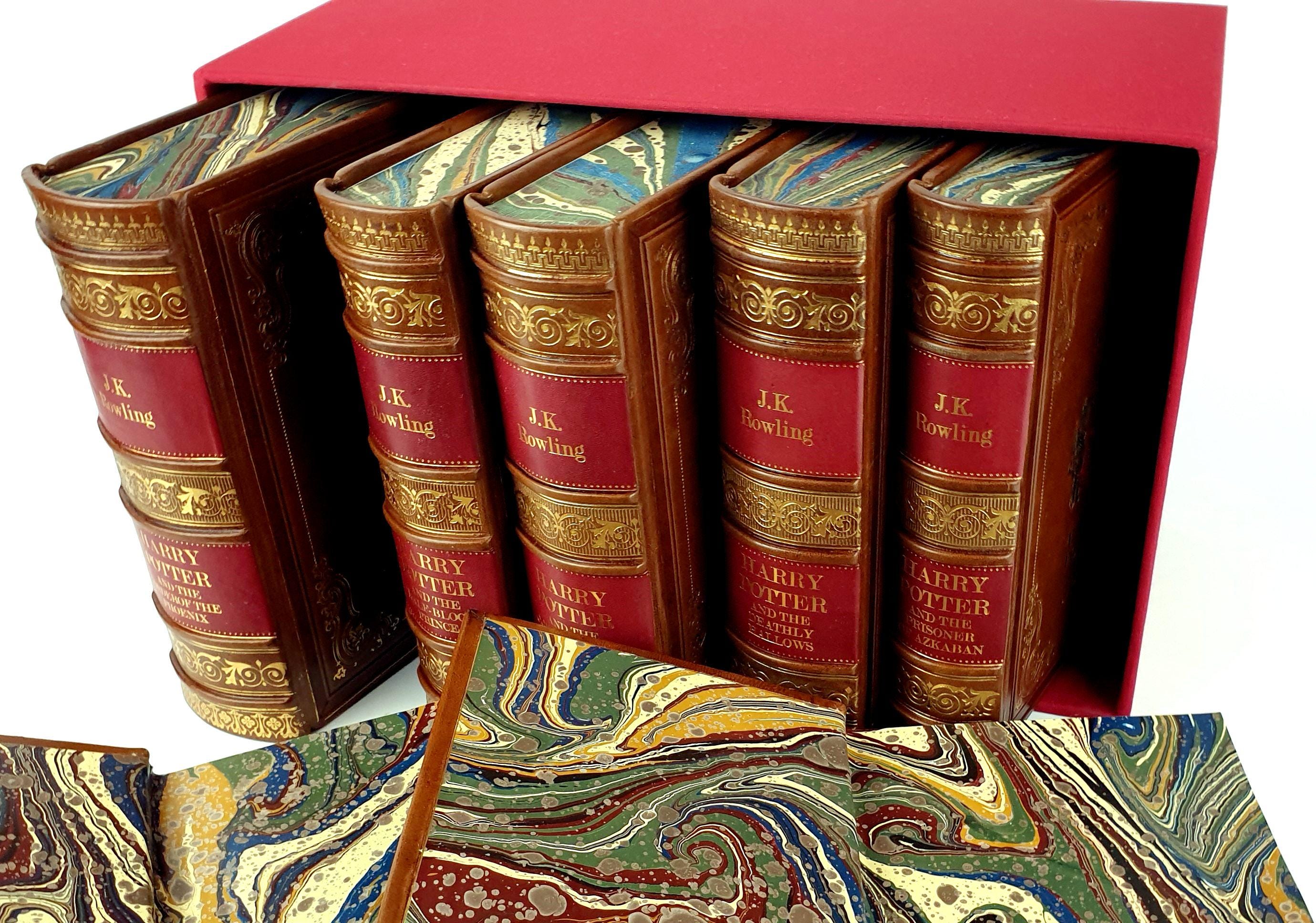 Rowling- Harry Potter 7 Book Boxed, Complete Set, Leather